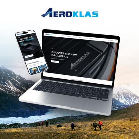 ผลงานออกแบบเว็บไซต์ Aeroklas ผู้นำด้านประดับยนต์ระดับโลก โดย พระนครซอฟต์